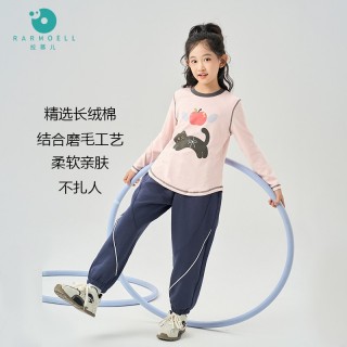 25年秋季新款！儿童撞色麻丝T恤！