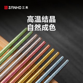 三禾钛筷K073，不含金属杂质，耐高温1600°以上，人体可植入材质，不易霉变，耐摔耐用！