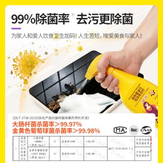 涤尚厨房重油污泡沫清洁剂5瓶（配1个喷头）油烟机都能轻松洗，超强去油去污！泡沫丰富，轻轻一喷，静置几分钟，化油为水，油污轻松去除。