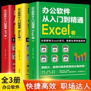 【小蚁公益赠书】124号-办公软件从入门到精通：Word Excel PPT（套装全3册）
