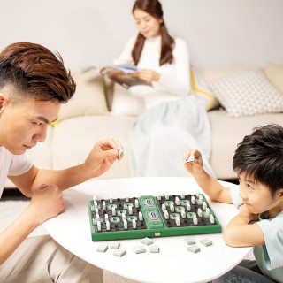 计客智能军棋军旗电子裁判 陆战棋对战玩具 棋类玩具儿童玩具男女礼物 军绿色