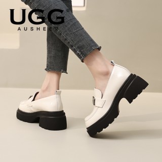 💥【澳洲UGG】品牌直发❗爆款真皮厚底乐福鞋❗ 满满英伦风 ❗ 高品质羊皮材质 柔软细腻❗ 轻松打造百变造型❗