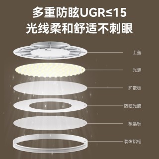 【孩视宝】孩视宝儿童房护眼吸顶灯全光谱卧室房间书房超薄led灯具AH33C-T