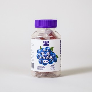 英贝健DHA蓝莓叶黄素软糖4瓶（送鸡内金软糖）