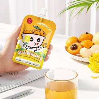 小碗金丝菊枇杷汁110g 植物饮料儿童果汁酸甜不上火 不加香精色素防腐剂