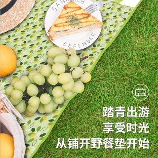 【特价直降】十一户外必备！凯速KANSOON  便携野餐垫  600D牛津布、PVC防水涂层
