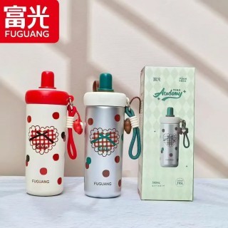 【特价返场！】新年换新杯~胖东来同款！富光保温杯！乐果真空杯!580ml超能装！自带可拆卸茶仓~感温设计，一秒知道水温~316不锈钢内胆，硅胶底垫，满满贴心设计！