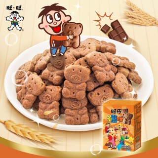 【99元任选20件】旺旺旺仔小熊饼干巧克力味86g