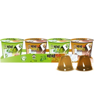 【99元任选20件】旺旺旺仔摇滚冻132g草莓巧克力旺旺咖啡冻茶冻