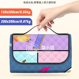 【华小贝户外露营野餐垫】爆款断货王❗️
✅防水防潮，随用随拿
✅旅行/露营/夜市/居家都适用
✅加厚野餐垫，软硬适中，躺着、坐着都舒服，享受惬意时光