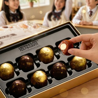 【诺梵松露】【诺梵松露】70g坚果金松露礼盒（节日款）🌰轻奢高品质坚果金松露系列  原价29.9/盒，现优惠57.8/两盒，99/四盒！！！