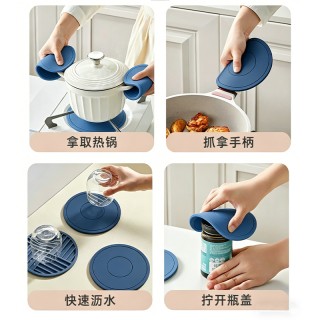 植造份子食品级马卡龙系列硅胶隔热垫